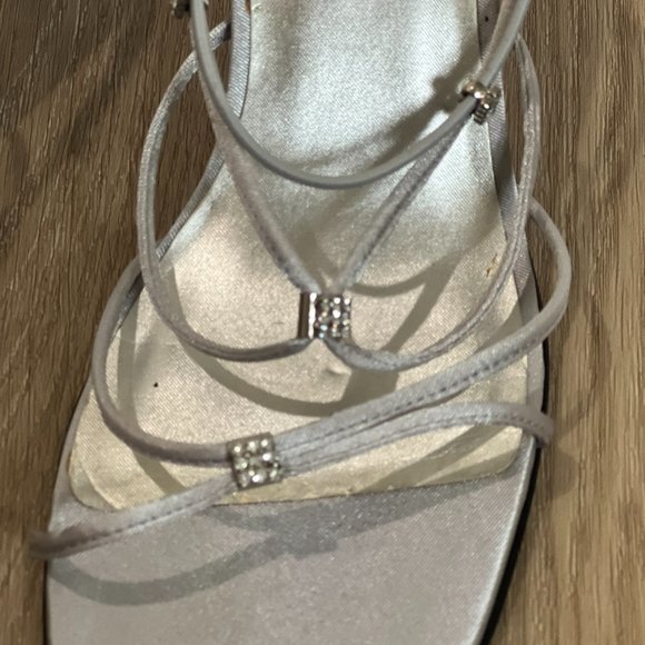 strappy evening shoes